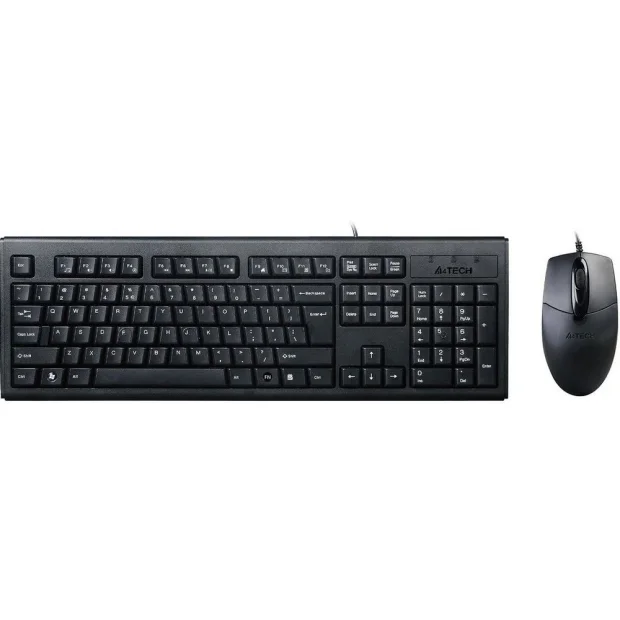 Комплект клавиатура + мышь A4Tech KRS-8372 (черный)